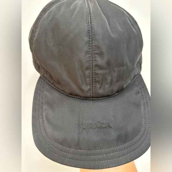 Prada black nylon hat - Picture 1 of 8